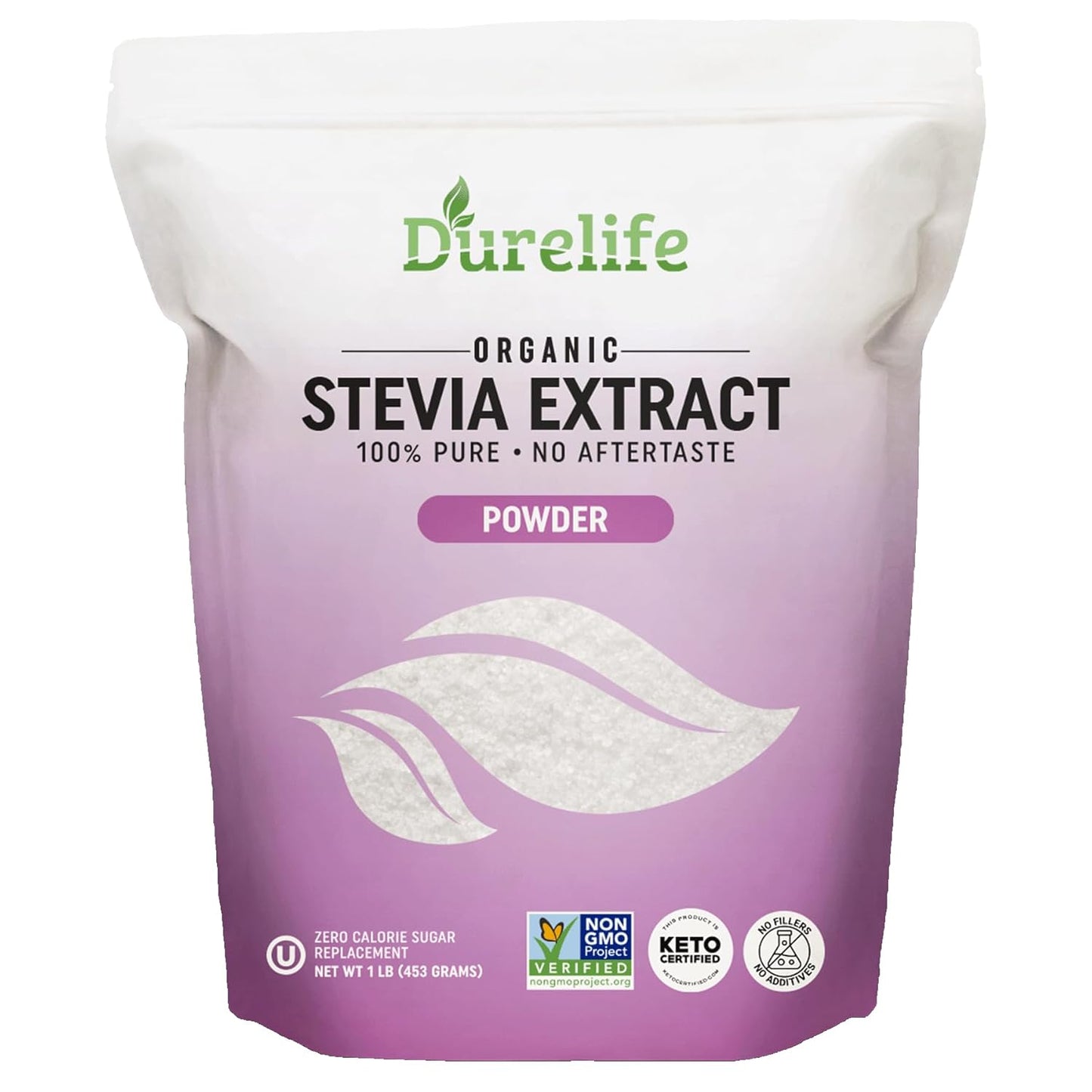 Durelife 100% Pure Stevia Extract Sweetener for Natural Sweetness