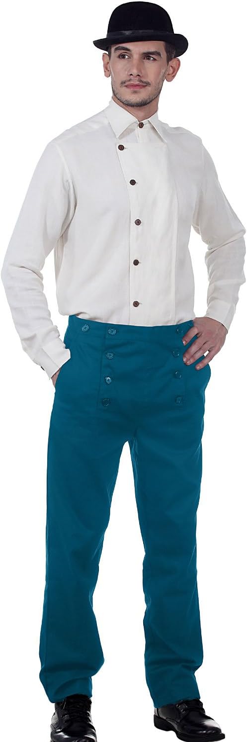 Steampunk Victorian Cosplay Costume Architect Men's Pants Trousers