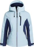 GEMYSE Women's Waterproof Winter Ski Jacket - Warm, Windproof