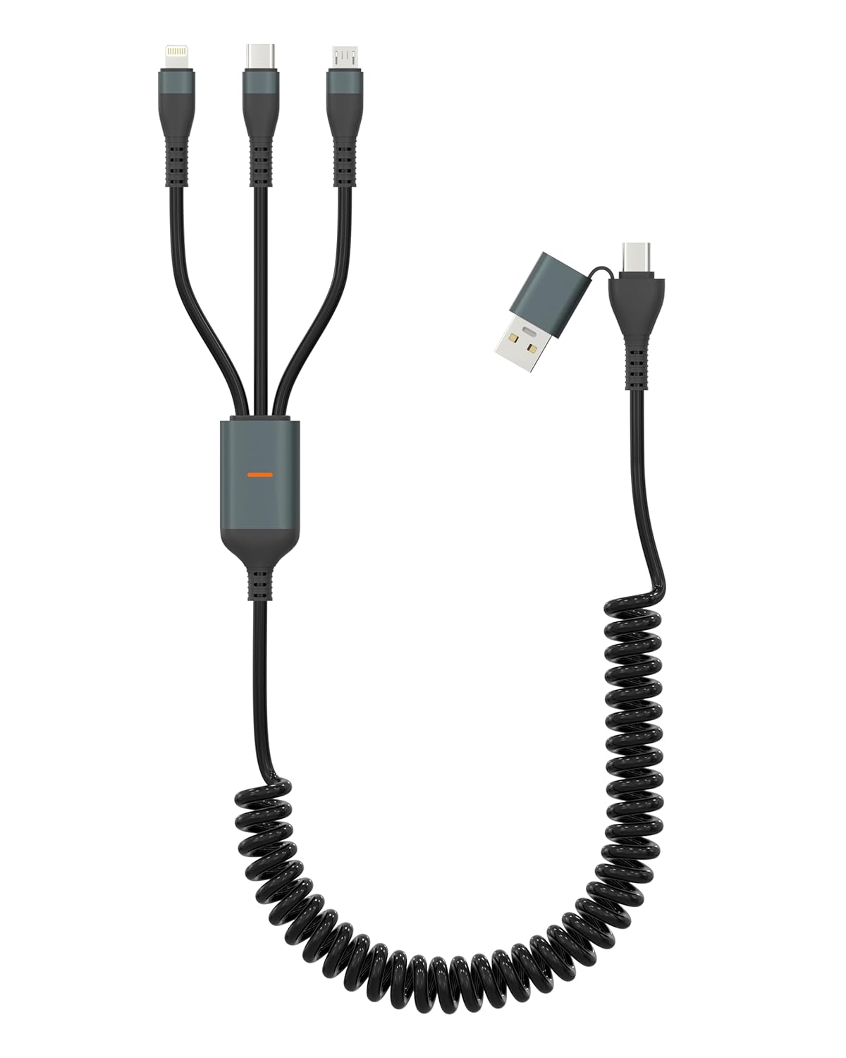 10FT Retractable 5-in-1 Fast Charging Cable - PUBIOHS