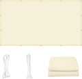 Cool Area Sun Shade Cloth Butter Cream 1111 ft - 95% UV Protection