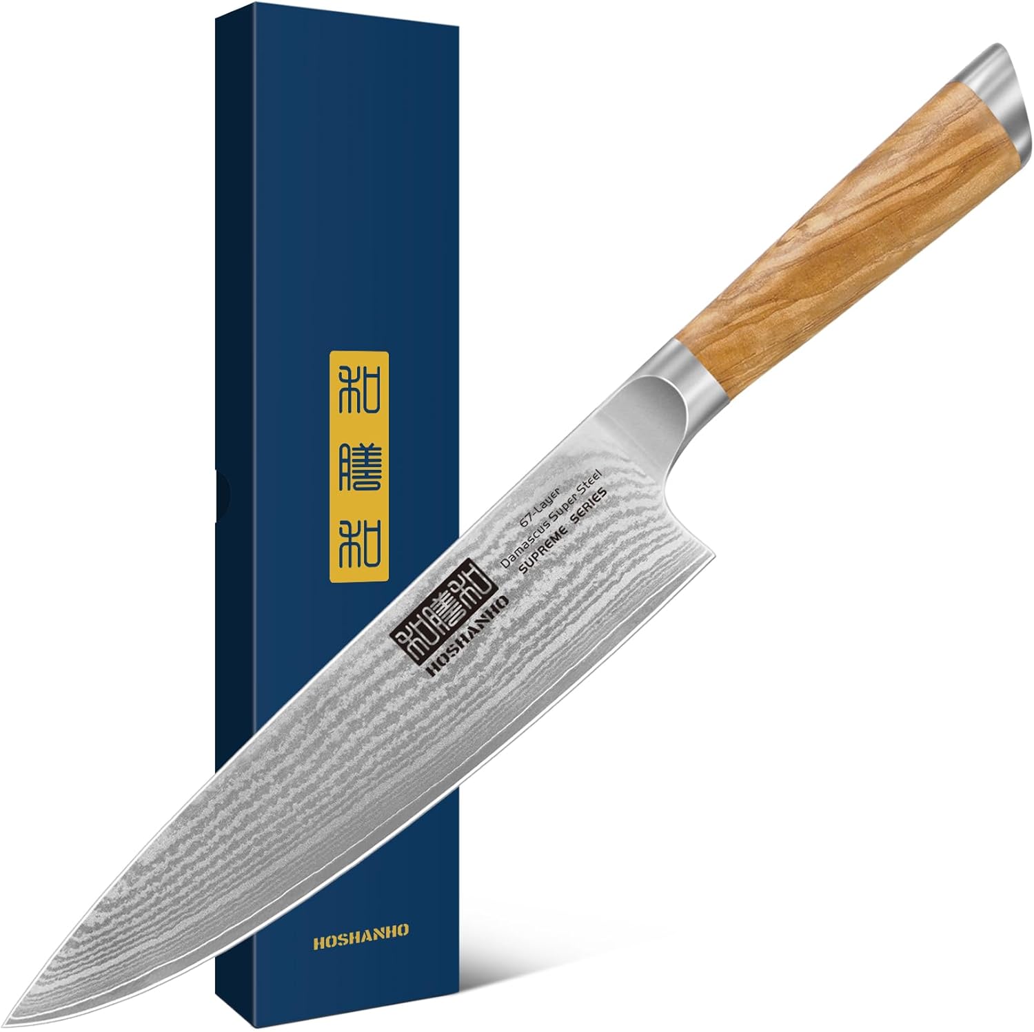 HOSHANHO Damascus Chef Knife 8 Inch - Ultra Sharp VG-10 Steel