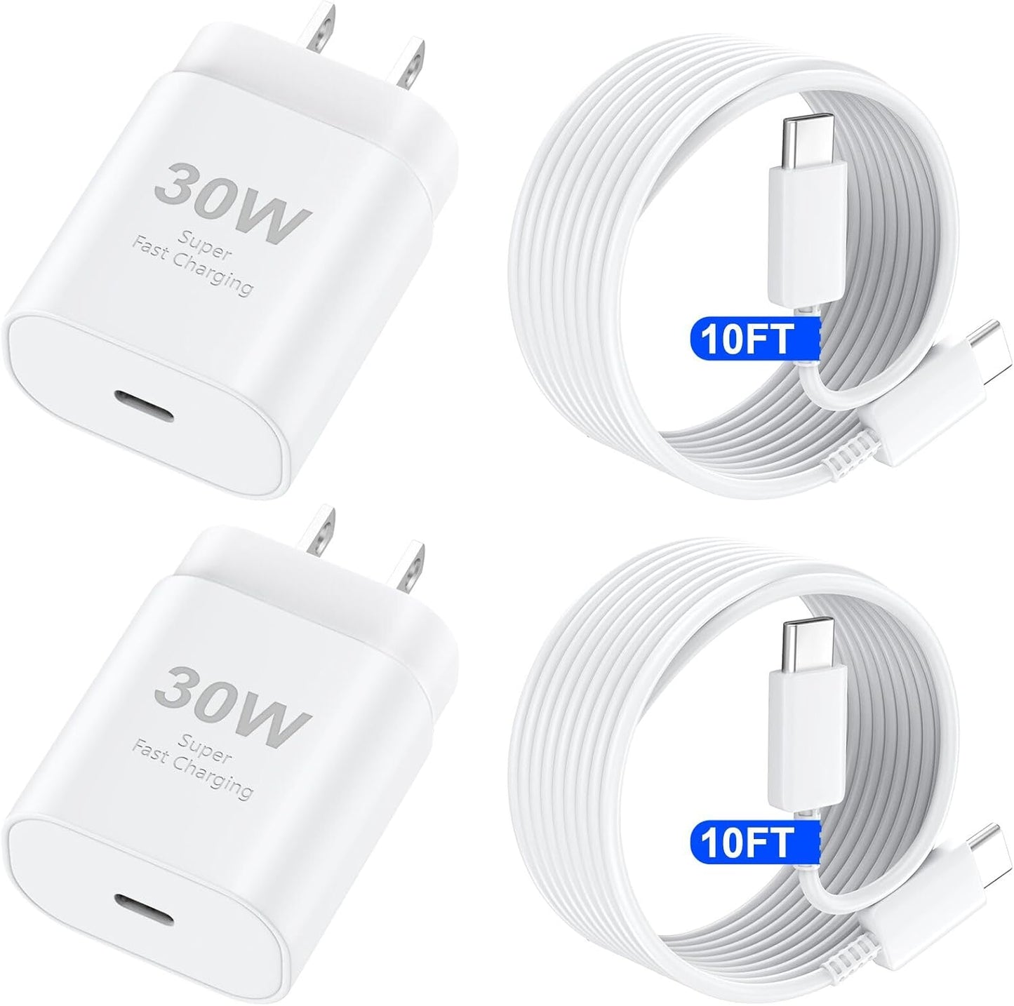 Ultimate USB C Fast Charger for iPhone 16/15 - 30W Power