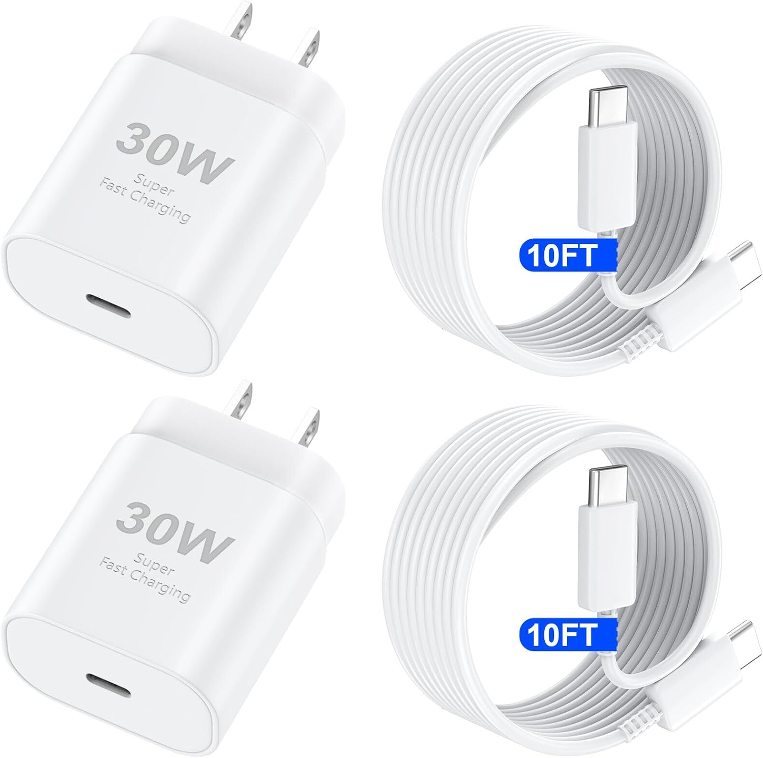 Ultimate USB C Fast Charger for iPhone 16/15 - 30W Power