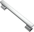 10 Pack Polished Chrome Cabinet Pulls 5 in Hole Centers - Sleek