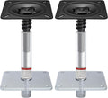 Boat Seat Pedestal Base Mount Kit with Lock in 3/4ft Pin - Stable