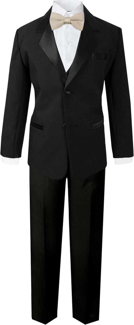 Spring Notion Boys' Classic Fit Tuxedo Set for Special Occasions