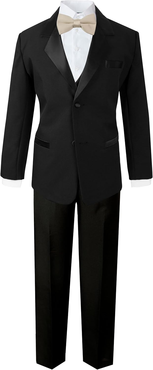 Spring Notion Boys' Classic Fit Tuxedo Set for Special Events