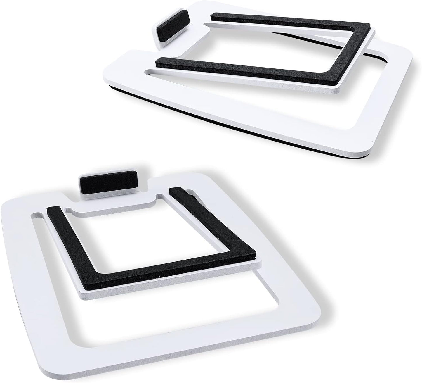SW601 Metal Speaker Stands, Tilted for Optimal Sound, Perfect for SW208 White