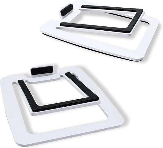 SW601 Metal Speaker Stands, Tilted for Optimal Sound, Perfect for SW208 White
