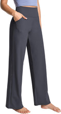 BUBBLELIME High Waist Wide Leg Yoga Pants - Flattering (Style LSWG)