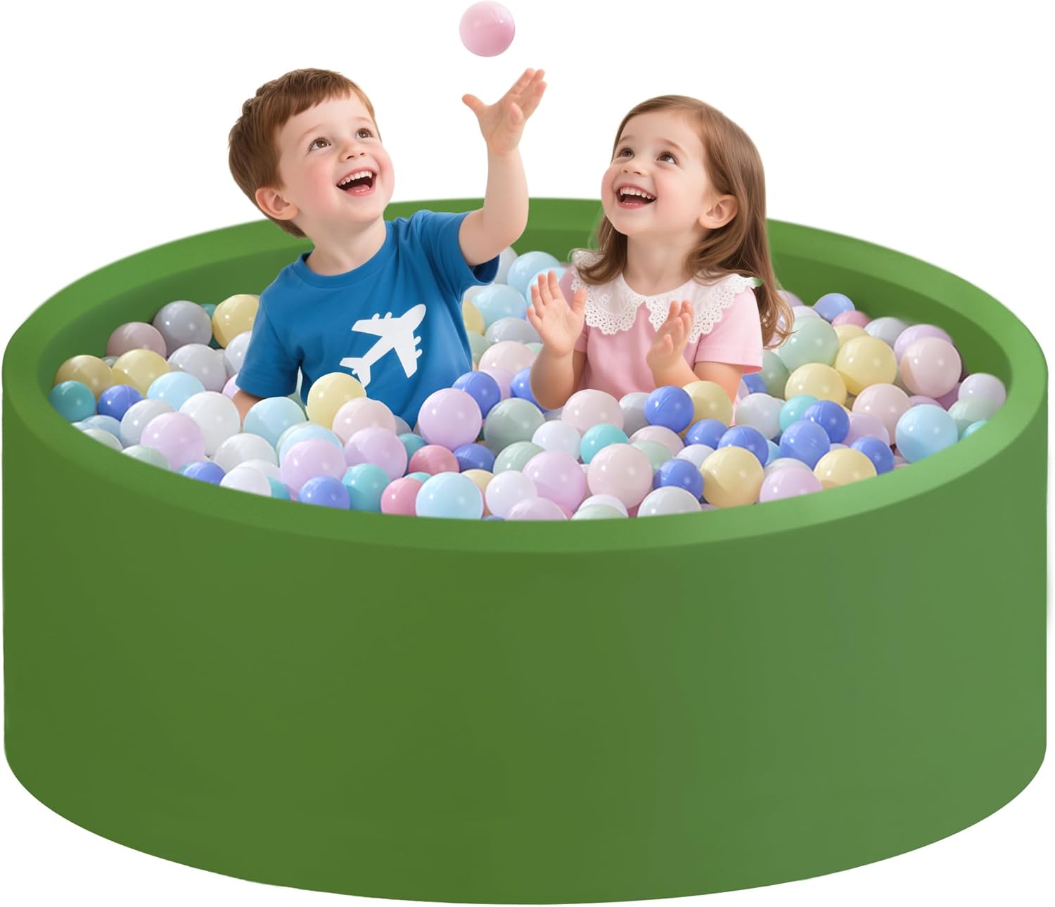 Ball Pit for Toddlers - Soft Foam Play Area for Kids Fun
