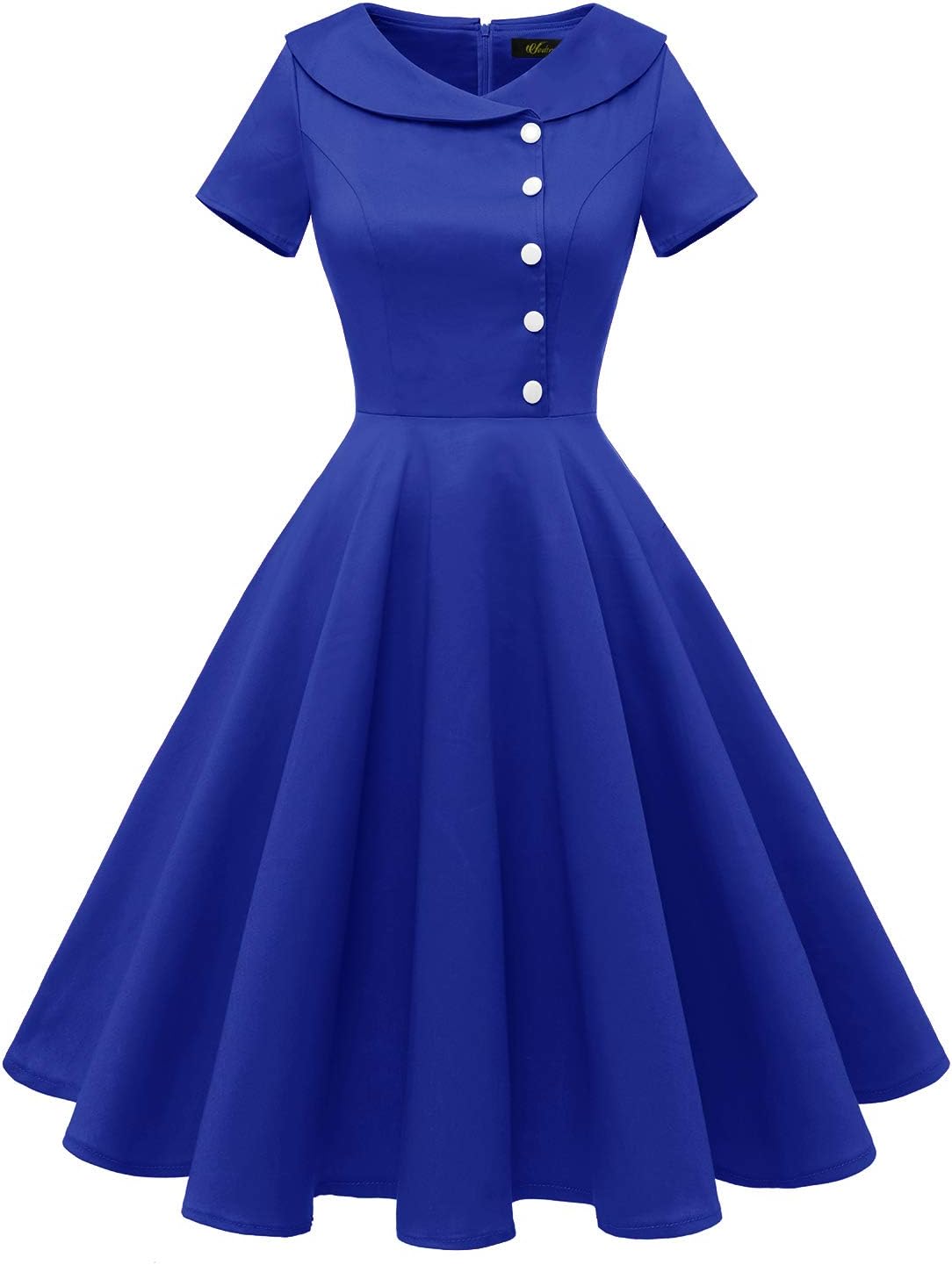 Wedtrend Women's 1950s Vintage Audrey Hepburn Style Dress