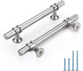 Rergy Cabinet Handles Drawer Pulls 10Pack 3-3/4in Hole Center