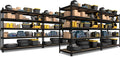 PrimeZone 5 Pack Heavy Duty Storage Shelves - Adjustable 5-Tier