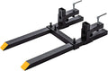 Pallet Forks Clamp On for Tractor Bucket 43in - 2000lb Capacity