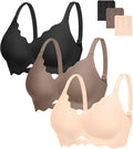 Jelly Bras for Women with Support - Wireless Seamless Comfort