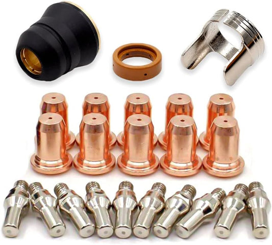 23pcs Plasma Cutting Torch Tip Set for PT-60 IPT-40 Series