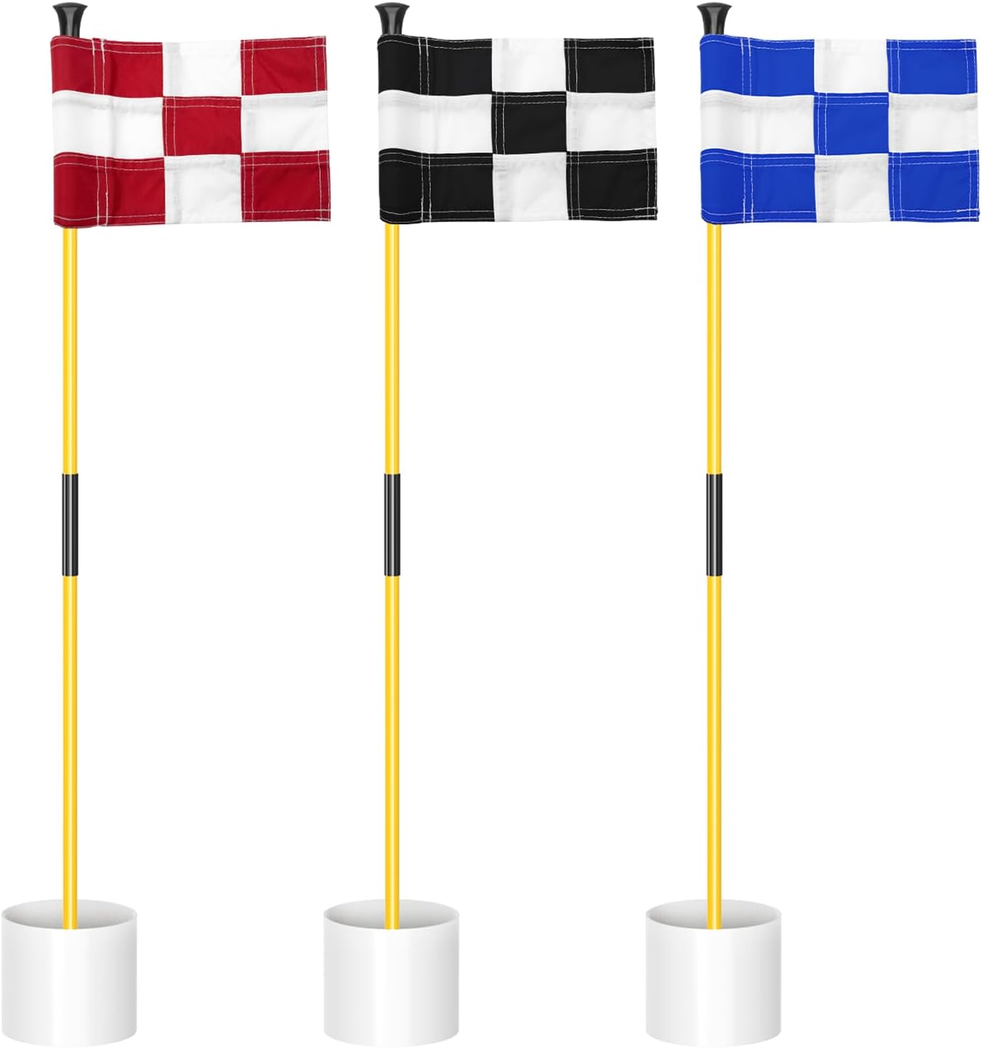 KINGTOP Golf Flagstick Mini for Backyard Putting Green Fun
