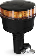 Amber Beacon LED Emergency Strobe Lights - 3.6in Pole Mount Safety