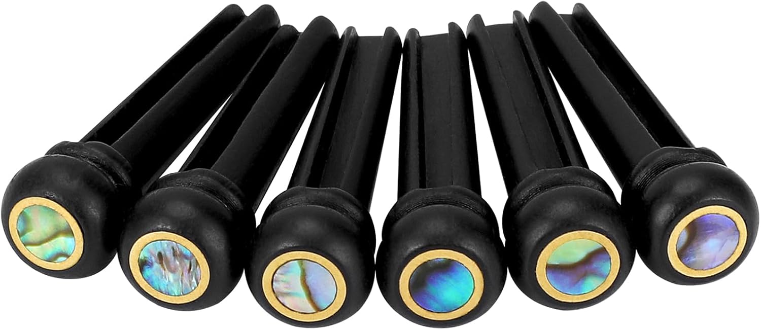 Blisstime Ebony Guitar Pins: Enhanced Acoustic Sound