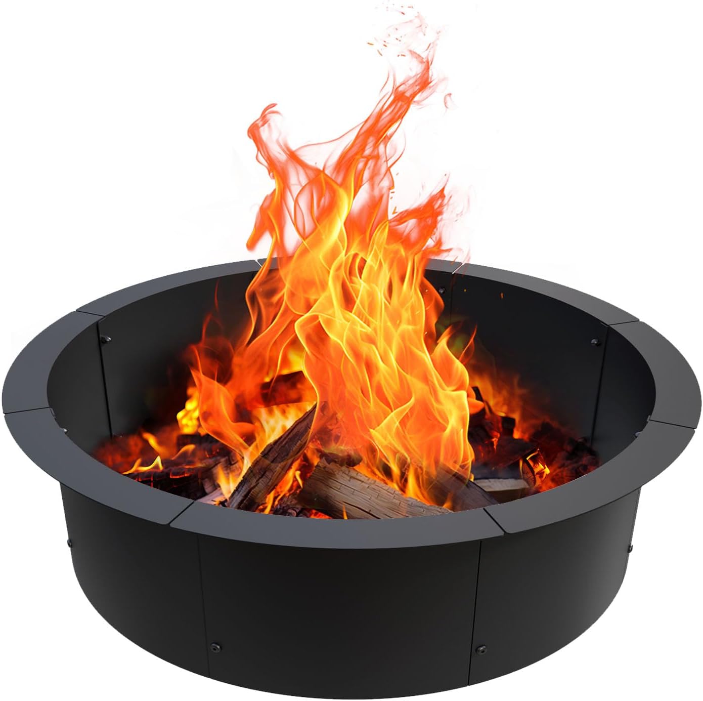 Fire Pit Outdoor Wood Burning Fire Pit Liner for Camping