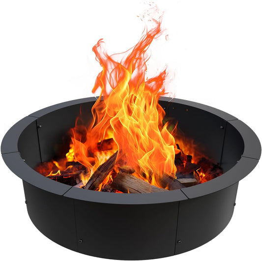 Fire Pit Outdoor Wood Burning Fire Pit Liner for Camping