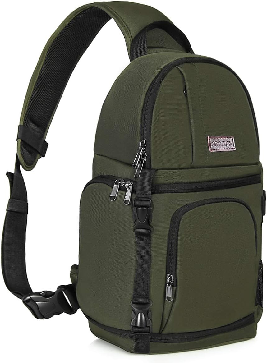 MOSISO Camera Sling Bag for DSLR SLR Mirrorless Photography