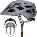 Adult Men Women Bike Helmet with Light - 23-Vent Lightweight Fit