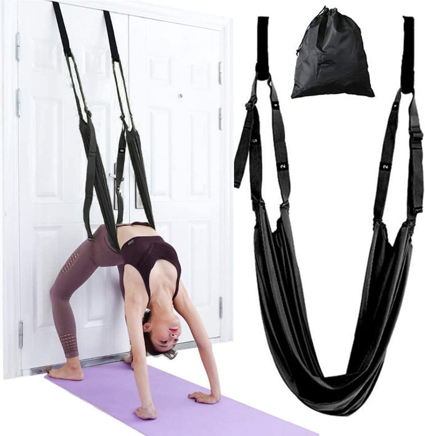 Adjustable Yoga Stretch Strap - Achieve Flexibility