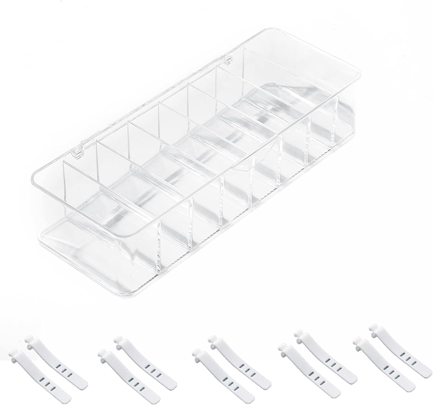 Organize Cords Easily: Clear Acrylic Charger Case
