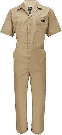 Natural Uniforms Mens Short Sleeve Zip Up Coverall Review