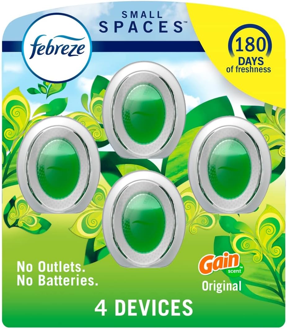 Febreze Small Spaces: Gain Original Scent 4-Pack