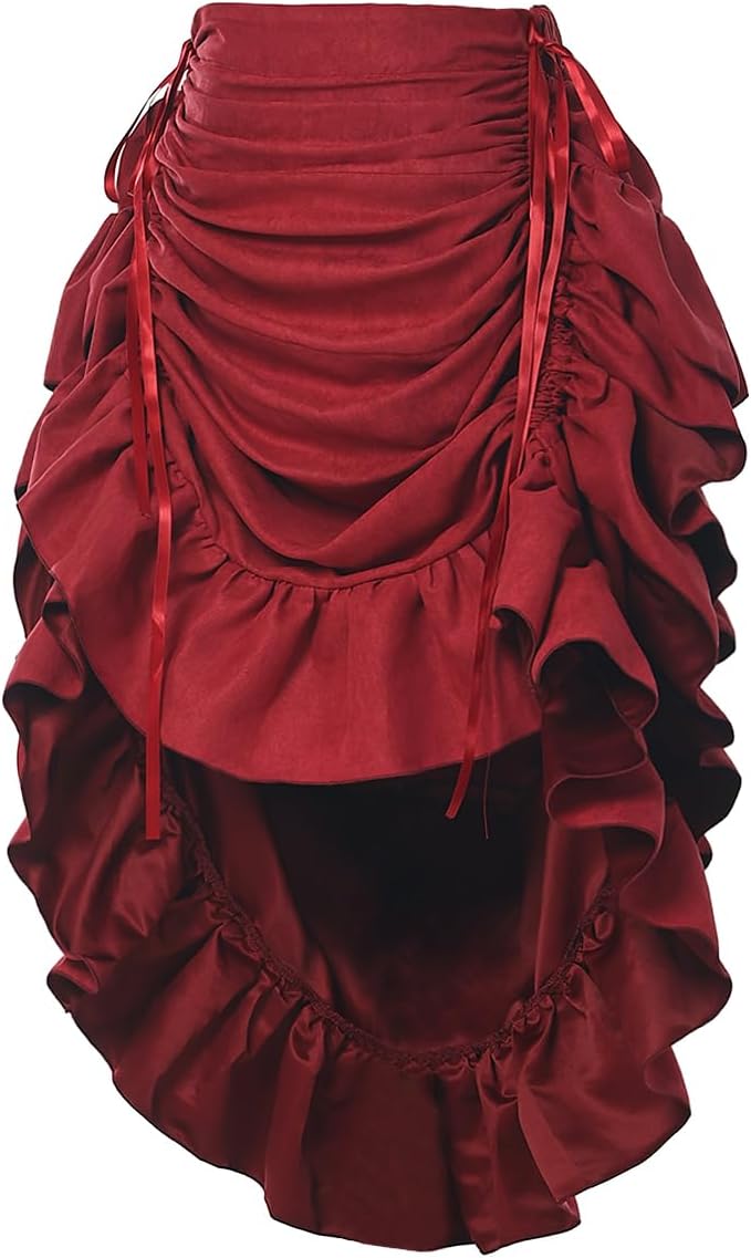 GRACEART Women's Victorian Steampunk Skirt for Pirate Costumes