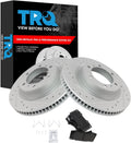 Front Performance Brake Pad & Rotor Kit Compatible with 2010-19