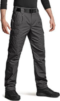 CQR Men's Tactical Pants Water Resistant Ripstop Cargo Pants - Durable