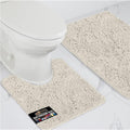 GORILLA GRIP Bathroom Rug Set - Soft Chenille 2-Piece Bath Mats