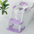 Potty Training Seat with Step Stool and Waterproof Cushion - Safety 2