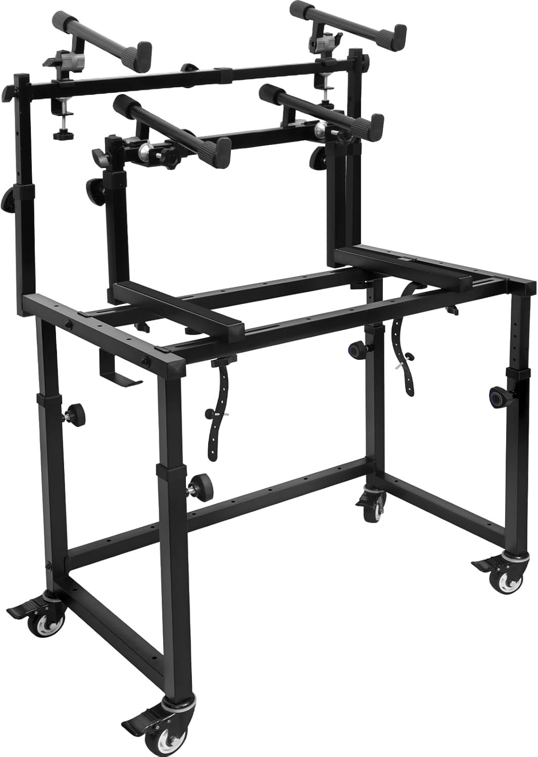Rolling 3 Tier Keyboard Stand by Liquid Stands