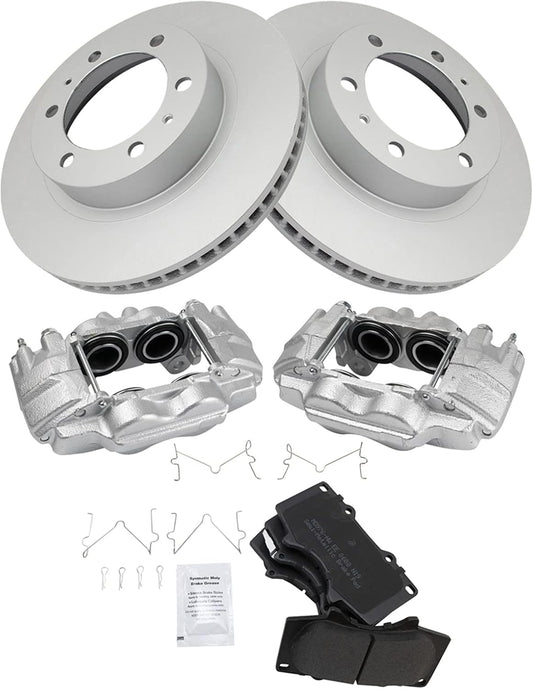 TRQ Front Brake Pad & Rotor Kit for Toyota 4Runner & Tacoma