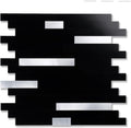 Yipscazo Easy-Up Stone Metal Backsplash Tiles for Home Interiors