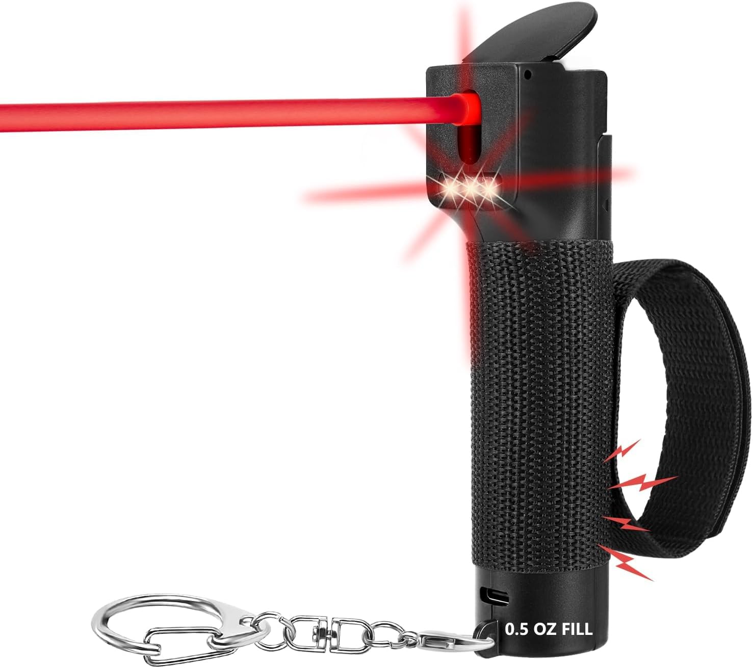 3-in-1 Pepper Spray Self Defence Alarm Set for Women Safety