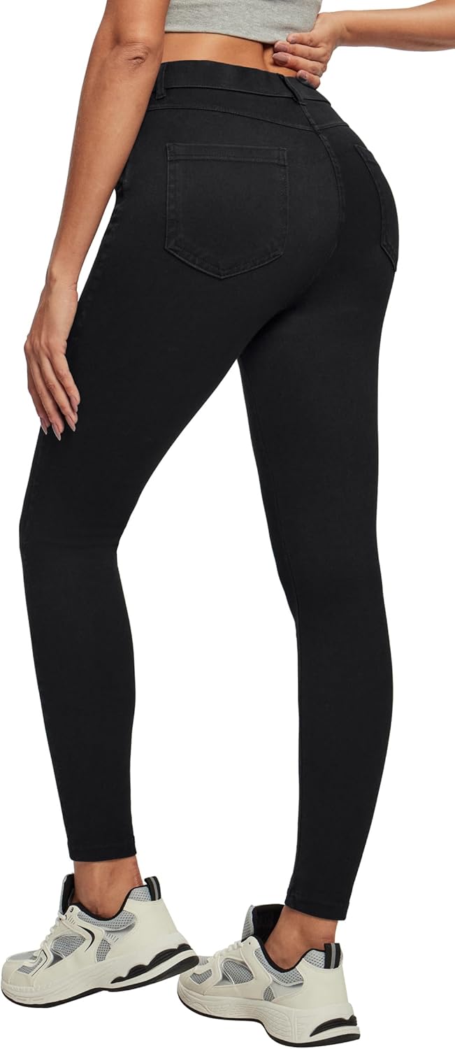 Ewedoos Women Jeans High Waisted Stretchy Skinny Fit Design