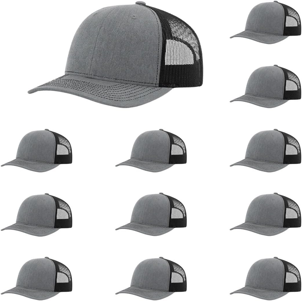 Richardson 112 Classic Six-Panel Adjustable Snapback Trucker Cap