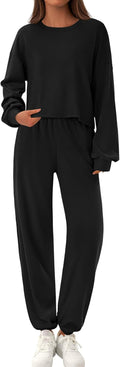 PRETTYGARDEN Autumn Ready Two Piece Lounge Set for Women