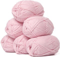 100% Superwash Wool Yarn DK Weight - Baby Pink 6 Skeins