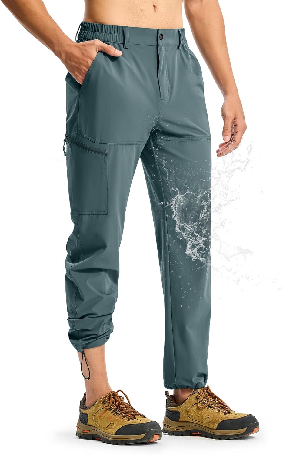 TBMPOY Men's Lightweight Hiking Pants Quick Dry for Outdoor Fun