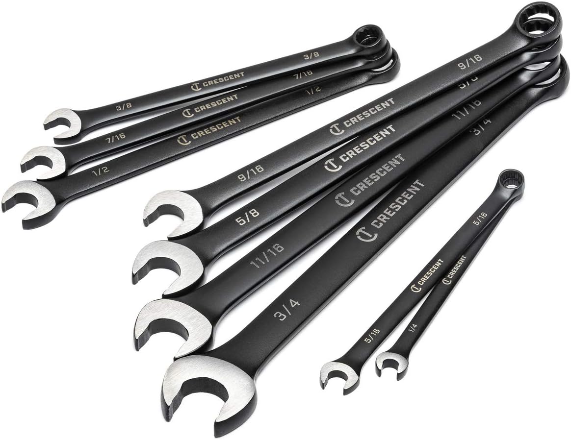 Crescent 9 Piece Long Pattern Combination SAE Wrench Set Review
