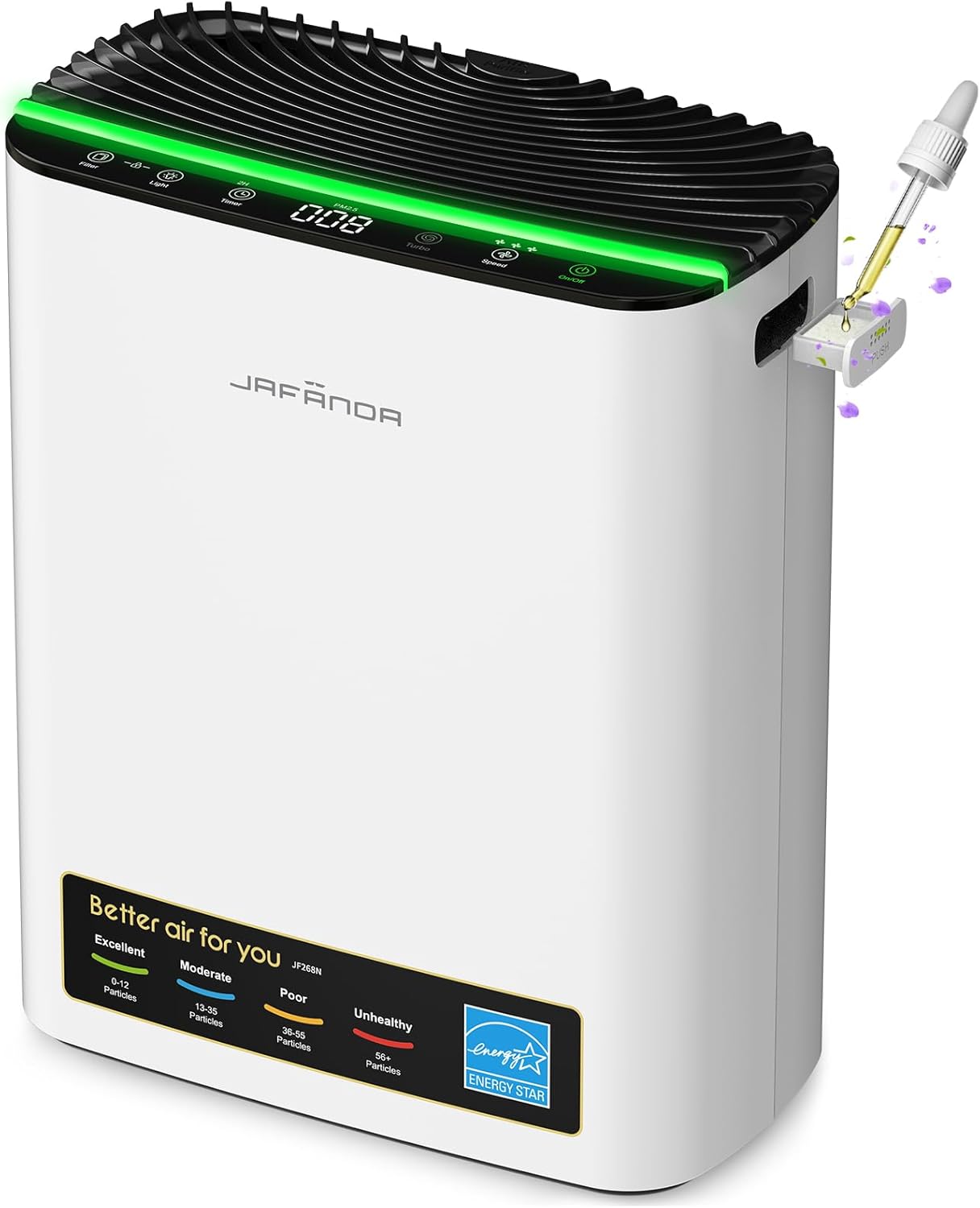 Jafnda HEPA Air Purifier: Clean 1226ft Large Rooms