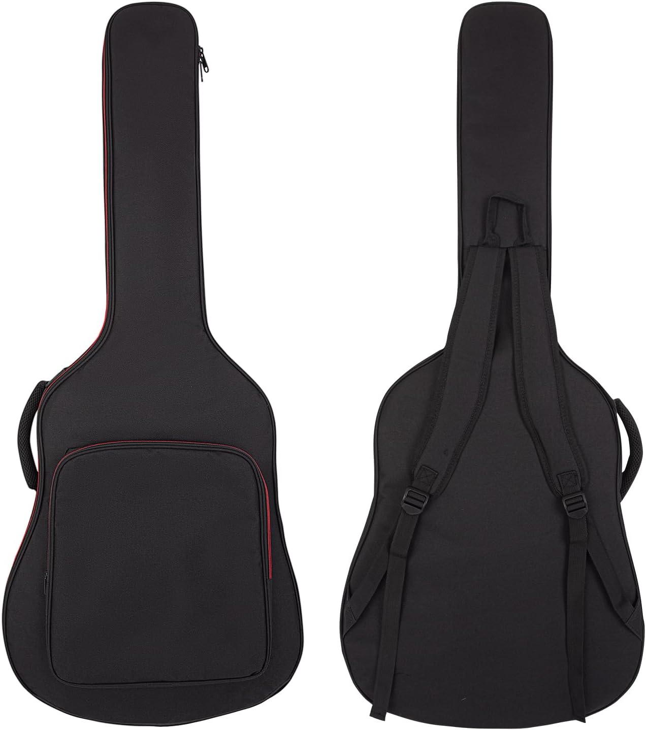MUZNOTE Acoustic Guitar Bag: 12mm Thick Padding & Waterproof
